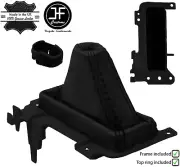 BLACK STITCH LEATHER AUTOMATIC GEAR BOOT+FRAME FITS NISSAN ALTIMA 2019-2021
