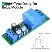 DC5V 12V 24V Dual Delay On/Off Trigger Control Switch Adjustable Relay Module
