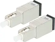 uxcell 3dB SC Fiber Attenuator, SC/UPC SM Single Mode Fixed Fiber Optic Attenuator Male to Female for Fiber Optic Transmission Pack of 2
