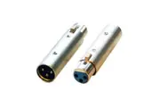 BravoPro AP1319 XLR 3pin Phase Reversal Adaptor x2