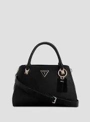 GUESS Women's Black Noelle Luxury Satchel Bag