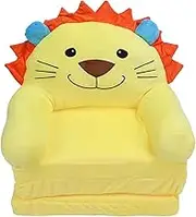 Foldable Children Sofa Plush Soft Cute Cartoon Children Couch Bed with Armrests for Baby Girl (Triple Layer)