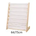 Kids Sling Bookshelf,Wooden Bookcase Preschool Children Book Rack Storage for