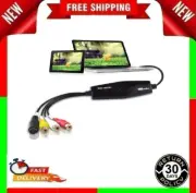 Video Grabber Capture Card Hi8 VCR VHS to Digital DVD Converter Windows 10 NEW