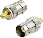 RF coaxial coax adapter BNC female to MCX male connector