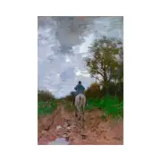 Anton Mauve, Homeward Bound, 1881, Semi-Metallic Gloss, 28" x 42"
