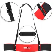 DEFY Heavy Duty Arm Isolator Blaster Body Building Bomber Bicep Curl Triceps Red
