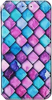 Compatible with iPhone 13 Wallet Case, Card Holder Stand Magnetic PU Leather Shockproof Silicone Cover with [TPU Shockproof Inner Case] 6.1 inch