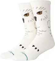 Stance Hedwig Crew Socks Harry Potter Canvas White Owl Calf