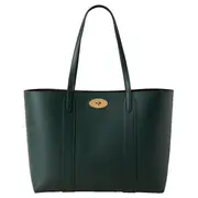 Bayswater Tote Mulberry Green Small Classic Grain