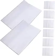 SECFOU 20pcs Waterproof Book Film Clear Book Film Protector Study Covers Clear Paper Textbook Cover Plastic Reusable Sleeve Home Ornament Textbook Protector Pp Transparent