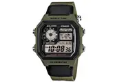 Casio Watches AE-1200WHB-3BVD AE1200 AE1200WH AE-1200WHB-3B Sports Swimming, World Time, 5-Alarms, Stopwatch, Timer