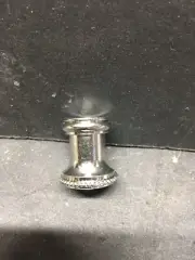 7/8" Solid Brass Nickel Plated Beaded Neck Tap1/8IPS (threaded)- spindle NOS