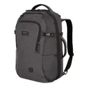 SwissGear Hybrid Travel Laptop Backpack Heather Grey 22-Inch