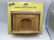 Houseworks Miniature Jamestown Fireplace #2403 - New in Box 1” Scale