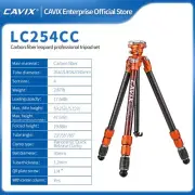 CAVIX LC-254C Leopard Professional Tripod Kit with Ball Head - Orange