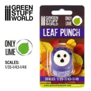 GSW Miniature Lime Leaf Punch for 1/35 1/43 1/48 (54mm, 32mm, 28mm Scale scale)