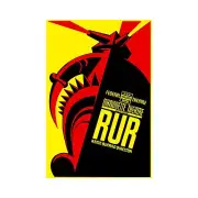 Rur, Remo Bufano, Marionette Theatre Poster, Semi-Metallic Gloss, 28" x 42"