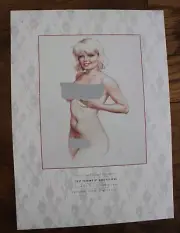 Dave Stevens "Just Teasing" blank signature page