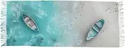 [AIXIWAWA] Women's Pashminas Scarf Beautiful Beach Print, Shawls Wrap Lightwight with Tassel for Evening Dress Dinner Party, Multicolor