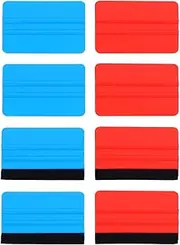 Abaodam High-Temperature Resistant Car Scraper Tool 10cm x 7cm Double-Sided Squeegee for Car Films and Wraps