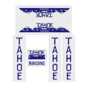 TAHOE - Racing bmx clear decal set - old school bmx