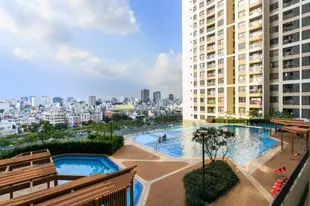第4郡的3臥室公寓 - 120平方公尺/2間專用衛浴Saigon Apartment - The Gold View