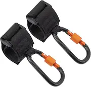 Toyvian 2Pcs Stroller Hooks Durable Clips for Hanging Bags Shopping and Diaper Bags Accessories for Outdoor Travel and Grocery Shopping