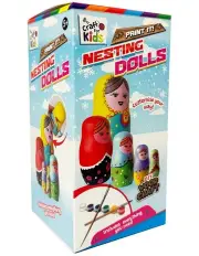 [CRAFT FOR KIDS] Paint Your Own Wooden Nesting Dolls