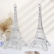 Therwen 2 Pack Eiffel Tower Metal Paris Eiffel Tower Figurine Replica Stand H...