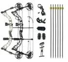 KM Compound Bow 30-65lbs Adjustable For Archery Target Hunting