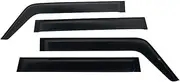Side Window Visor Compatible for Hummer H3 MK1 2005 2006 2007 2008 2009 2010 4PCS Car Window Deflector Shade Sun Rain Guard Weathershield