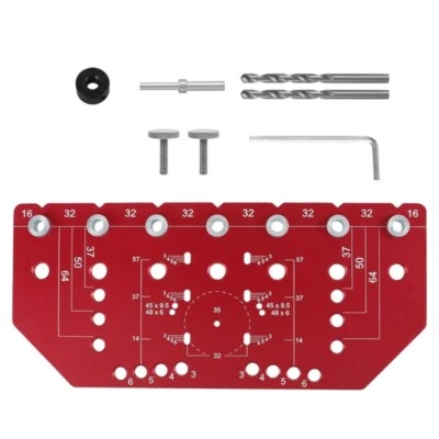 Woodworking 35mm Hinges Boring Jig with Fixture Boring Hole Drill Guide Locator