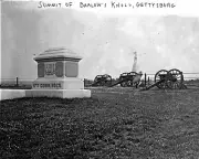 New 8x10 Civil War Photo: Summit of Barlow's Knoll on the Gettysburg Battlefield