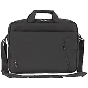 J.Burrows 15.6" Laptop Bag with External Zip Pocket Black