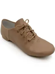 NEW Capezio Women's Size 7 M Split Sole Caramel Techno-Jazz Oxford Shoes EJ1