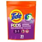 Tide Pods Laundry Detergent, Spring Meadow, 31 Count, 28 ounces