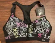 NEW- Victoria's Secret Incredible Racerback VSX Sport Bra Women 34B Front Close