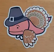 Vineyard Vines Turkey Pilgrim Sticker
