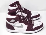 Nike Air Jordan 1 Retro High OG Men's Size's White Bordeaux Shoes 555088-611 NBY