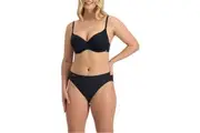 10 x Womens Jockey No Panty Line Promise Hi Cut Brief Underwear Black
