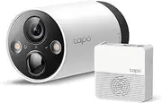 TP-Link Tapo C420S1, Outdoor Security Wi-Fi Camera with 180-Day Battery, 2K QHD Quality and Wire-Free Installation, Two-Way Audio, Compatible with Alexa