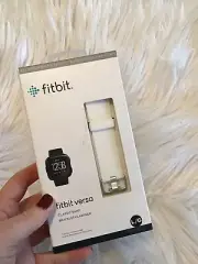 Fitbit Versa Classic Band White Strap Size Large Authentic Brand New