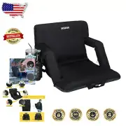 Portable Water-Resistant Stadium Recliner with Cup Holders – Ideal for Outdoors