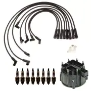 ACDelco Ignition Kit Distributor Rotor Cap Wire Spark Plugs for Oldsmobile 7.5L