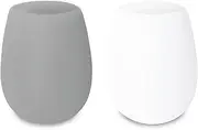 [Avanti] Silicone Stemless Wine Glass Set of 2, 350 ml, White/Grey