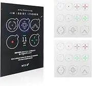 Reusable Transparent Aim Sight Assist Decals - FastScope TV or Monitor Decal for FPS Video Games for PC, Switch, Xbox & PlayStation (22pcs in 3 Colors 7 Designs)