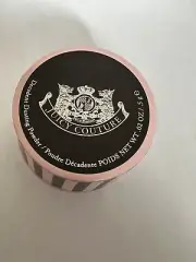 Juicy Couture Decadent Dusting Powder Box “Empty” No Powder- Powder Puff