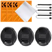 K&F Concept Camera Lens Kit（Cap, Loss-proof rope , Microfiber Cleaning Cloth）