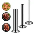 Stainless Steel Filling Meat Grinder Sausage Stuffer Stuffing Tubes Funnels